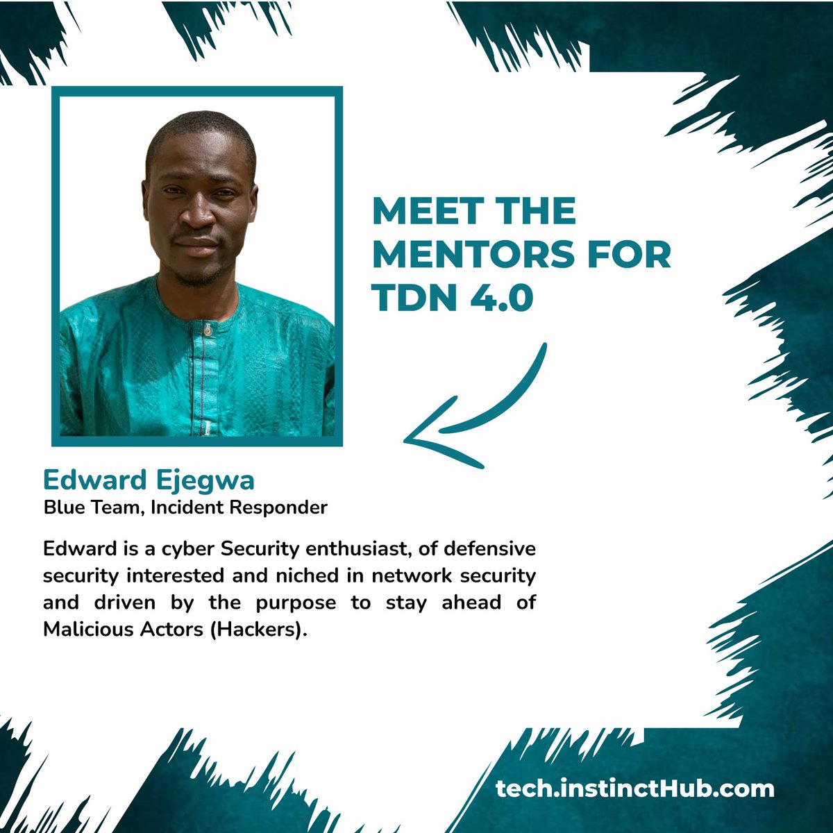 InstinctHub's tweet image. 🔒 Meet Edward, your cybersecurity mentor and master of the blue team! As a skilled defender, Edward specializes in proactive cybersecurity strategies and incident response. 
.
.
.
.
.
 #TechDiversity #CybersecurityMentor