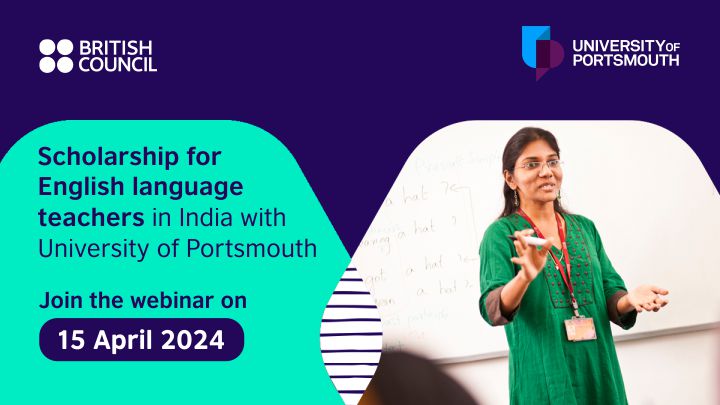 Calling all English language teachers interested in our scholarships! Got questions? Join our webinar on 15 April 2024, to get all the answers you need. Don't miss out on this opportunity! Register now: bitly.ws/3hb5W
@portsmouthuni #TeachingEnglish