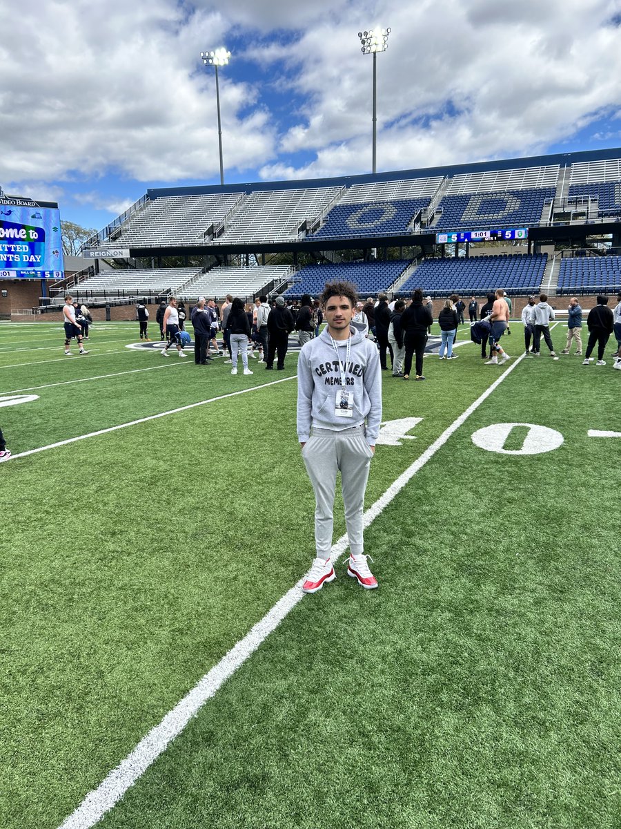 Eli Griffin (@eligriffin_4) went up to Old Dominion this past week end to attend a Junior Day! Two weekends ago he also attended a Junior Day at UNC Charlotte! Eli is starting to get attention from some great programs and it is well deserved! @ODUFootball @CharlotteFTBL