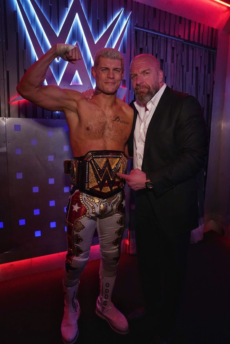 Cody has finished his story @CodyRhodes #AmericanNightmare #CodyRhodes #WWE #AndNew #WWEChampion #WeWantCody #ourkingdom thank you!!