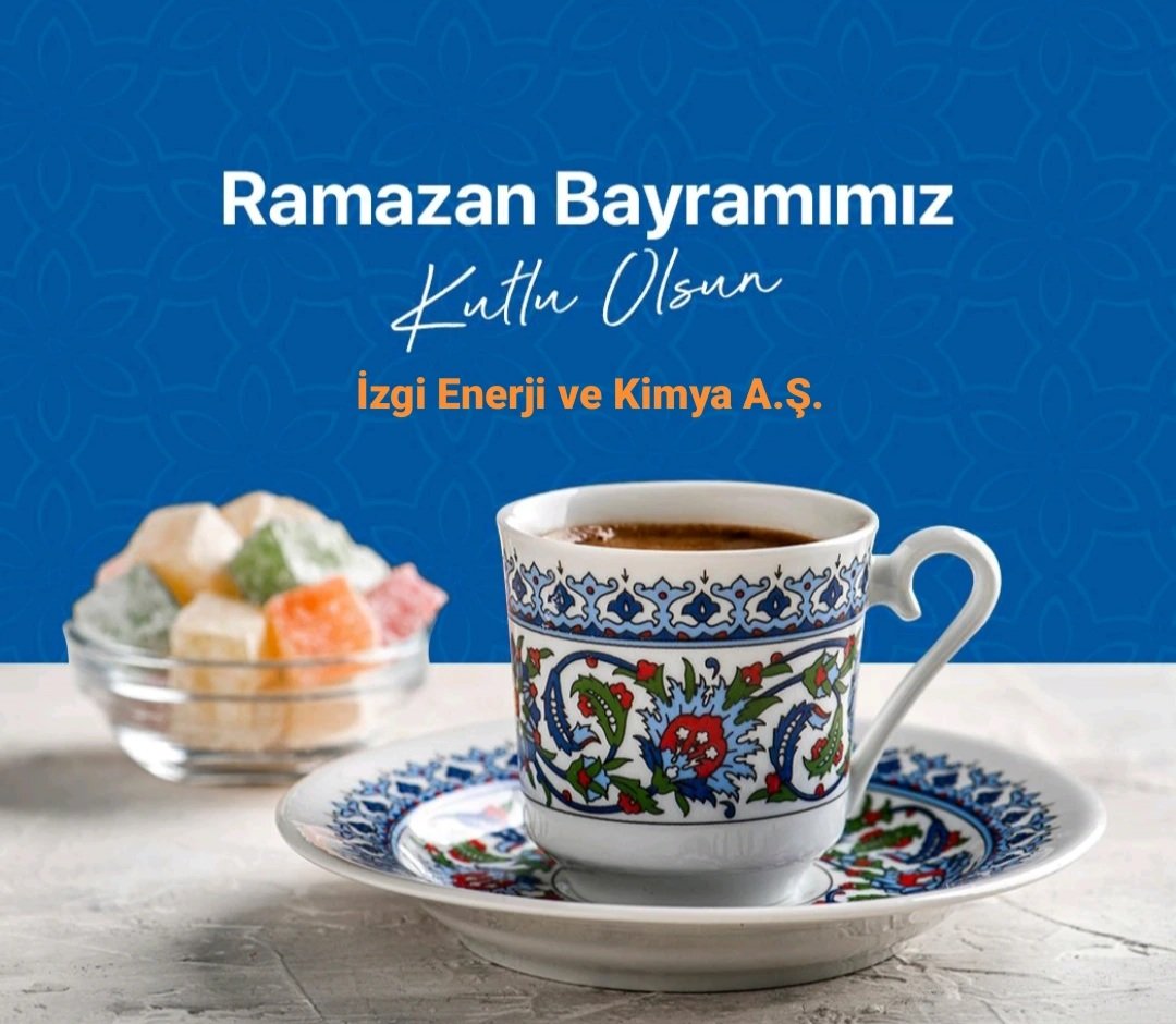 Ramazan Bayramımız Kutlu Olsun. Sevdiklerinizle birlikte, Şeker tadında, sağlıklı ve mutlu bir bayram geçirmenizi diliyoruz.