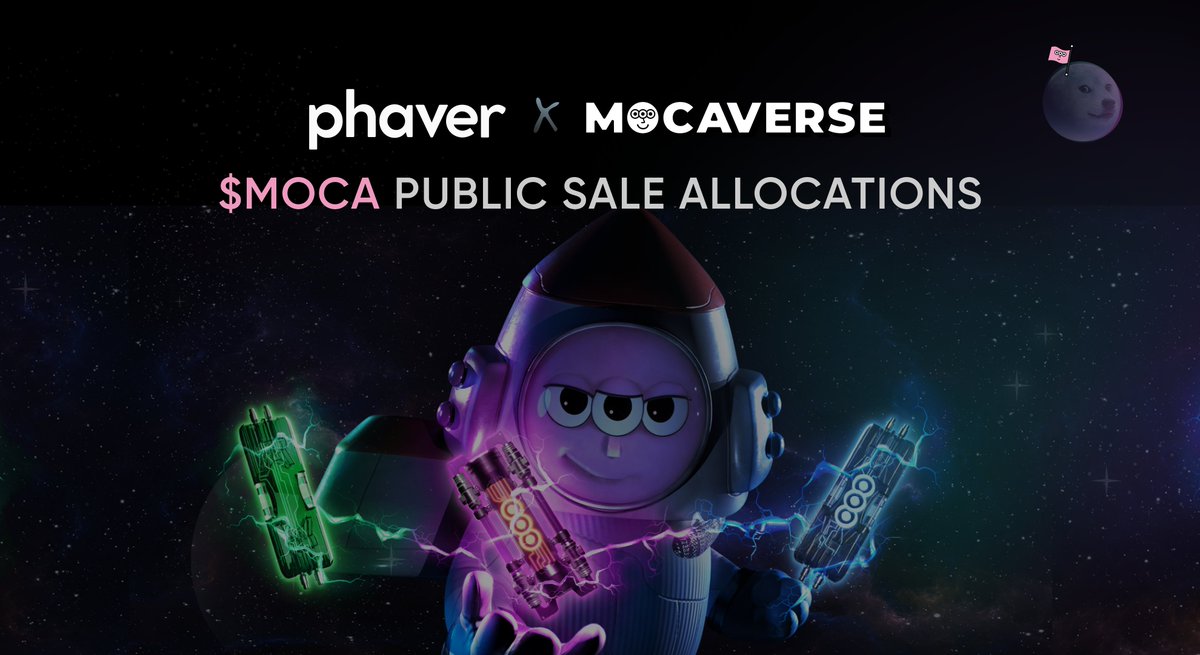 Epic perk from our frens at <a href="/MocaverseNFT/">Mocaverse (old account)</a> &amp; @MocaFoundation 💜 

🔥We’re giving 500 WLs &amp; 20 guaranteed codes for the $MOCA Token Public Sale! 🦄 

To qualify, mirror &amp; comment this post by Phaver inside the Phaver app. Winners notified tomorrow by push notifications! #Mocalized