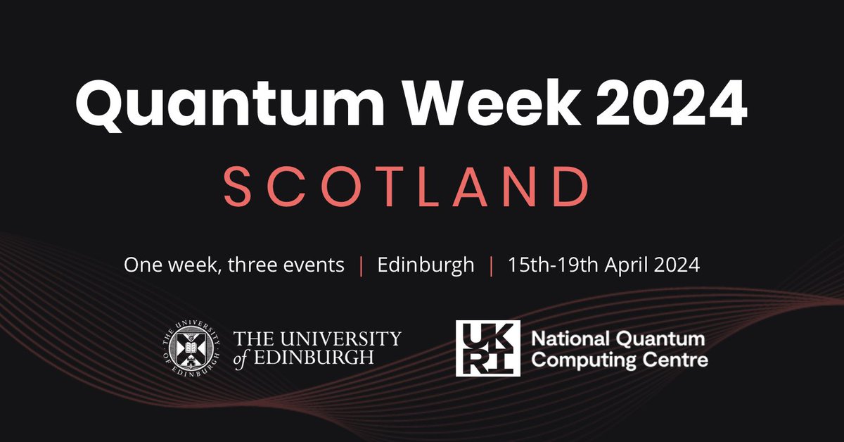 We're looking forward to being part of Quantum Week in Edinburgh next week! In his new article, EPCC's Oliver Brown gives a preview of what to expect: edin.ac/3VLF43r @QInfEdinburgh #quantumcomputing