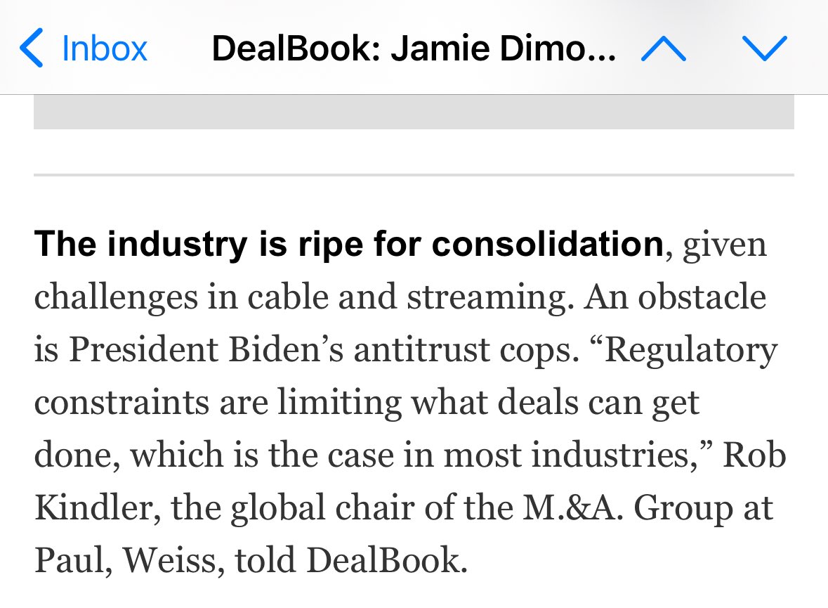 The global chair of the M&A Group at Paul, Weiss is frustrated about Biden’s antitrust cops. And that’s a good thing.