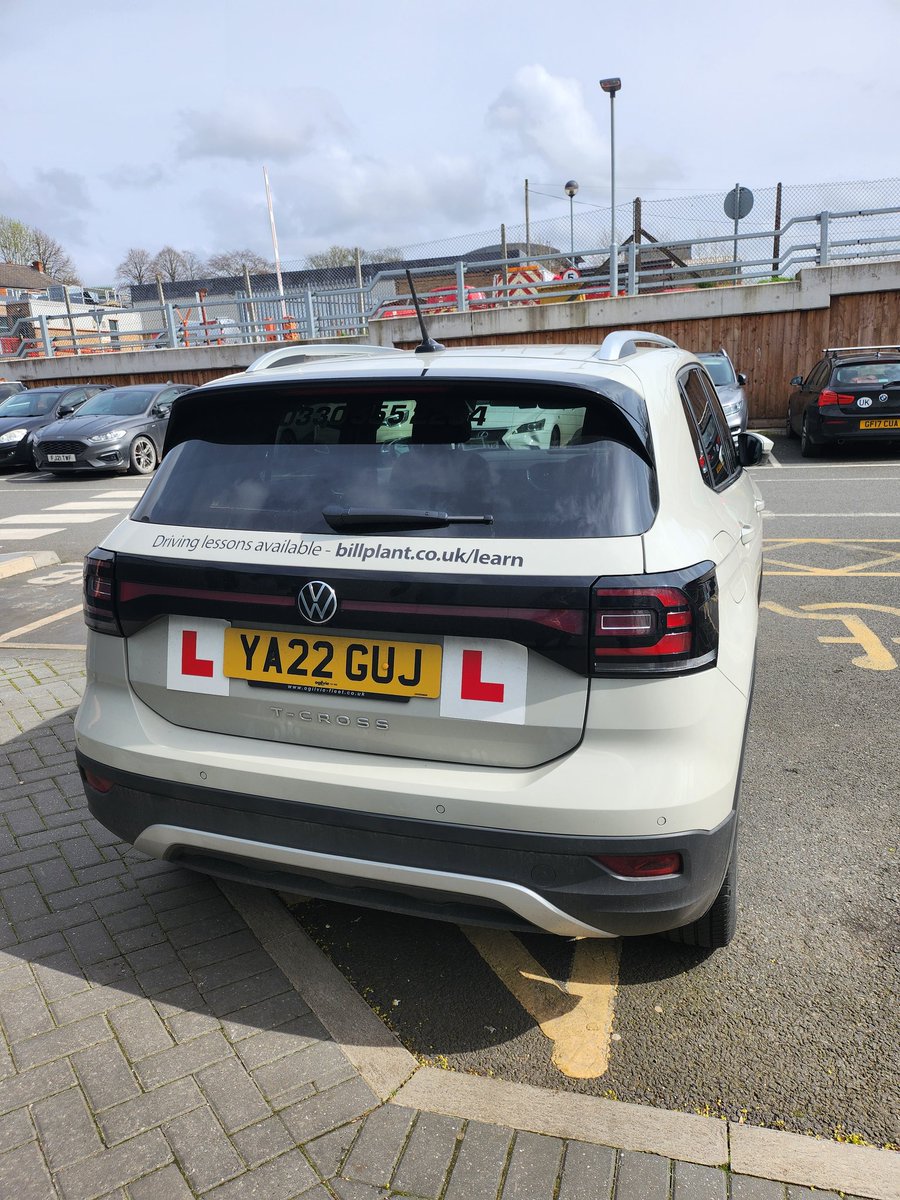 debbie_sleight's tweet photo. Wow,  what an advert for a driving instructor @BillPlantHQ Macdonalds West Bars Chesterfield,   part parked in disabled Bay/chevrons/ footpath! #shiteparkinguk https://t.co/3yer9uMMP3