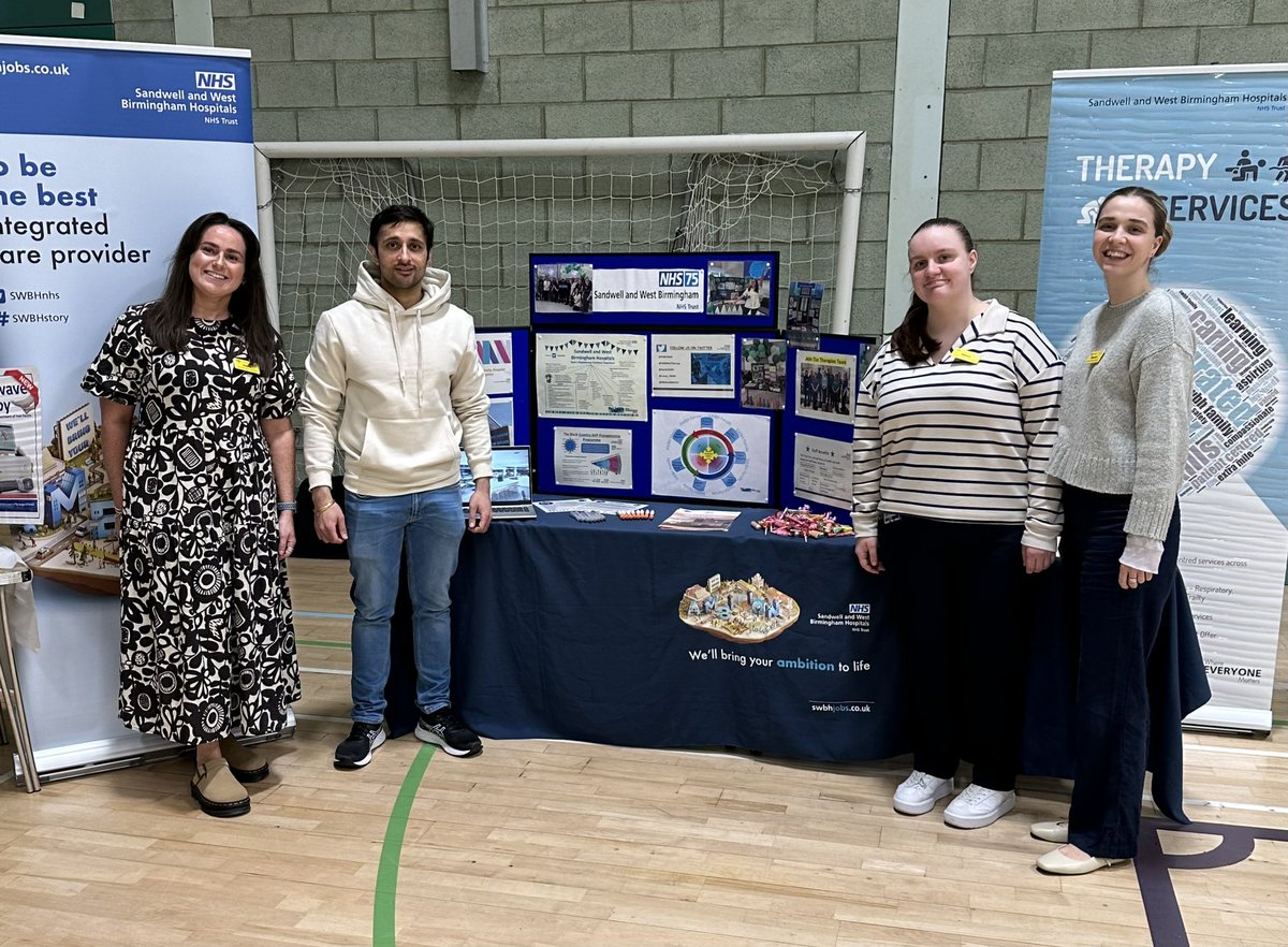 Sophie Whiles (@sophiewhilesot) on Twitter photo 💚Integration at its finest💙 Come and see our OT and PT <a href="/SWBHnhs/">SWB NHS Trust</a> stand at <a href="/wlv_uni/">University of Wolverhampton</a> ! We are promoting our fantastic rotations both acute and community based and of course the new shiny <a href="/MidlandMetUH/">Midland Metropolitan University Hospital</a> ✨We look forward to seeing you! <a href="/jaimeenorth1212/">Jaimee North</a> <a href="/swb_OT/">SWB_OT</a> <a href="/SWB_RRTS/">Rapid Response Therapy Service</a> <a href="/NHSBeeky/">Richard Beeken</a> 💚Integration at its finest💙 Come and see our OT and PT <a href="/SWBHnhs/">SWB NHS Trust</a> stand at <a href="/wlv_uni/">University of Wolverhampton</a> ! We are promoting our fantastic rotations both acute and community based and of course the new shiny <a href="/MidlandMetUH/">Midland Metropolitan University Hospital</a> ✨We look forward to seeing you! <a href="/jaimeenorth1212/">Jaimee North</a> <a href="/swb_OT/">SWB_OT</a> <a href="/SWB_RRTS/">Rapid Response Therapy Service</a> <a href="/NHSBeeky/">Richard Beeken</a>