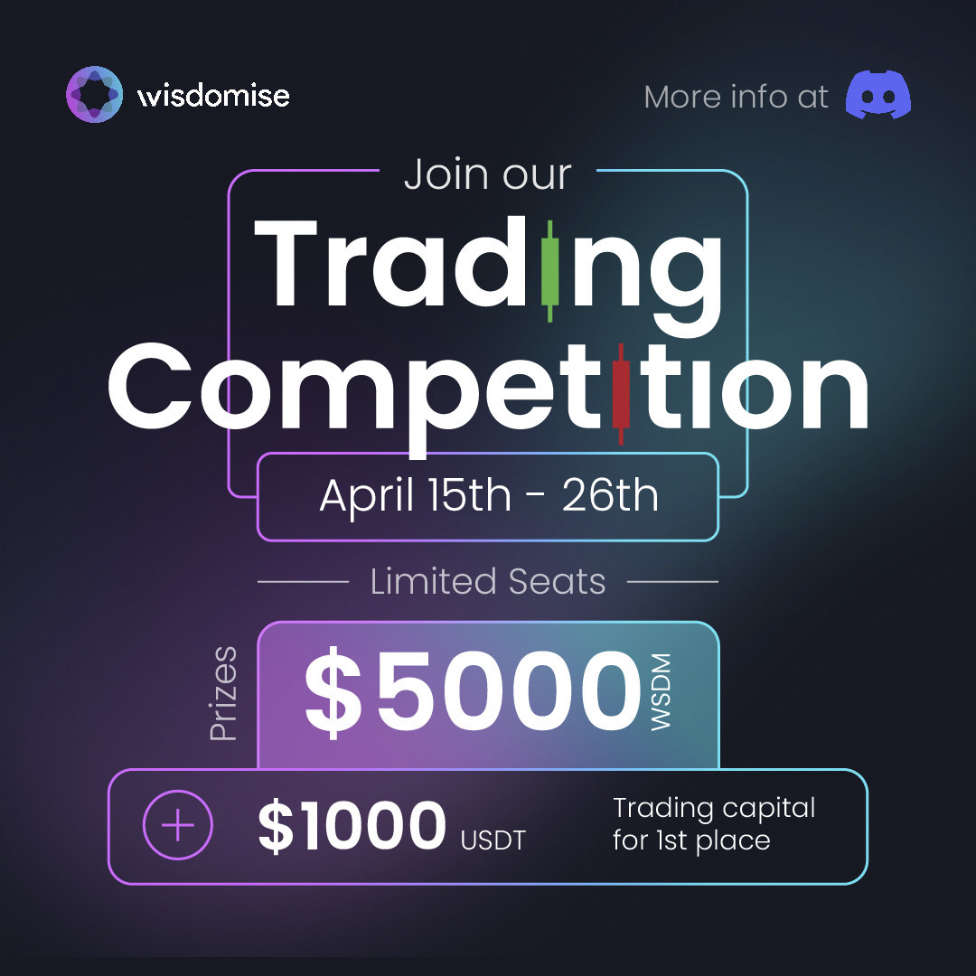 🧠 GM Wisdomisers 👀 🔥 We're on a TRADING COMPETITION 📈📉 💎 A two-week competition for shining traders Dominate the leaderboard and claim your glory: ✅ Massive Cash Prizes ✅ Exclusive Tool Testing ✅ Work closely with the Wisdomise team This is your chance to: 🔸…