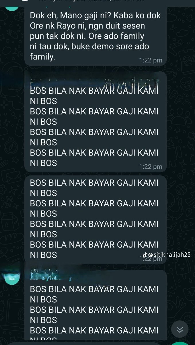 apanakdikato's tweet photo. Sykt / Klinik melayu

Smp skrg blm byr gaji staff walaupun tinggal beberapa hari lagi nak sambut hariraya.

Ini yang patt di boikot sebenarnya https://t.co/Fo09yioHEI