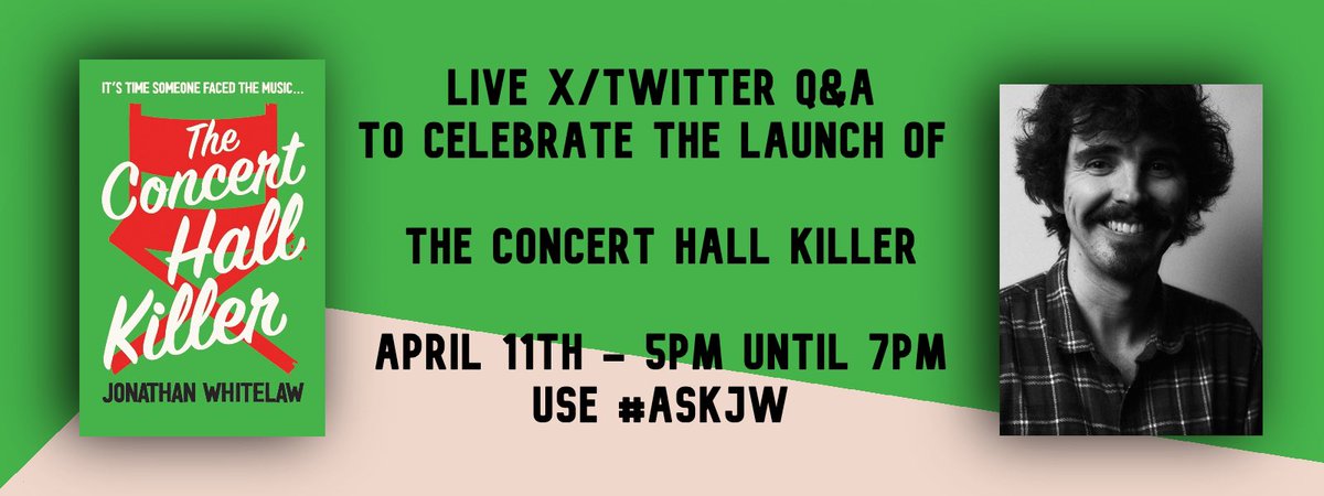 What are you up to on Thursday? Fancy an online Q&A with me? Get your thinking caps on and use #AskJW and I’ll answer your questions to mark the publication of The Concert Hall Killer?