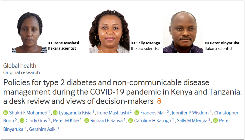 🏥 HEALTHCARE:
Why health systems should include NCDs in disaster preparedness plans

In response to the global health crisis caused by COVID-19, scientists @aphrc, @Ifakarahealth and @UofGlasgow have analyzed the pandemic’s impact on Non-Communicable Diseases (NCDs) management,
