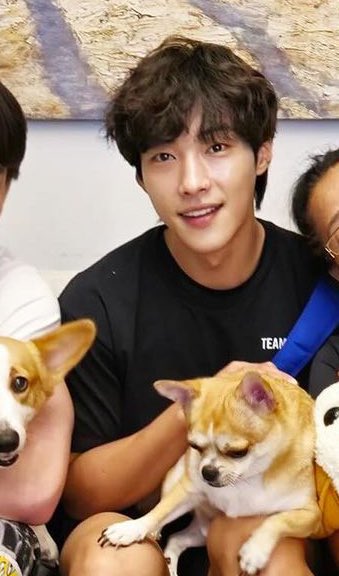 dohwan with dogs 🥺🥺🥺