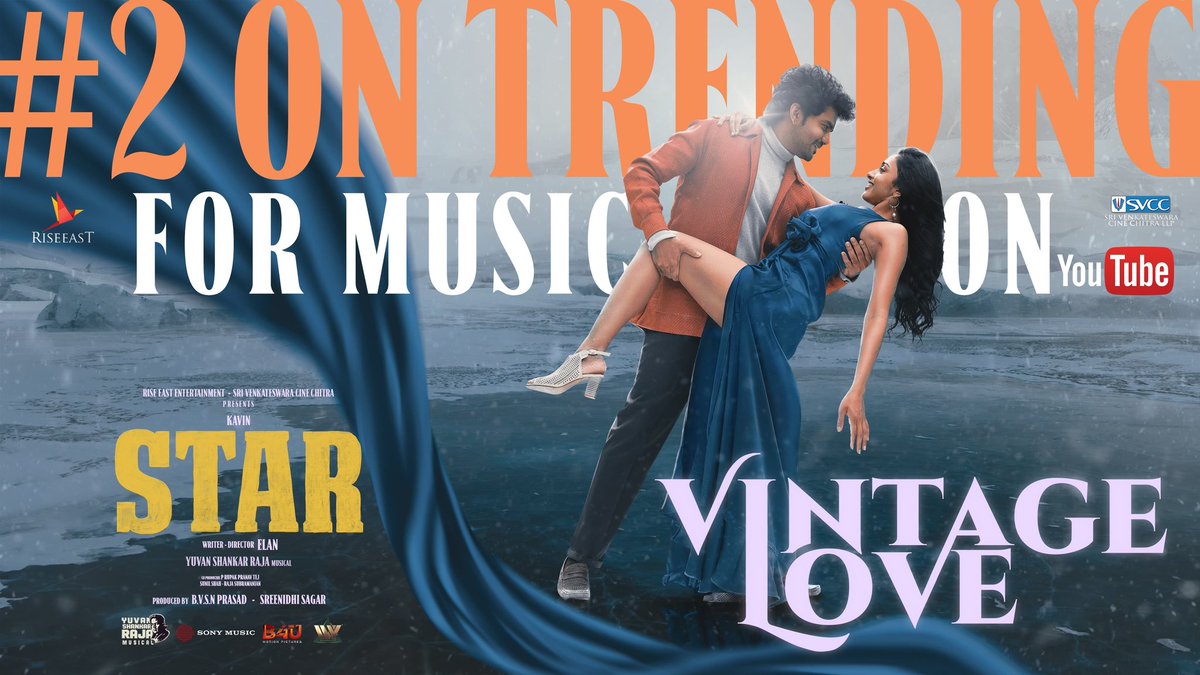 #VintageLove from #Star is a instant hit..
Trending No:2 in YouTube.