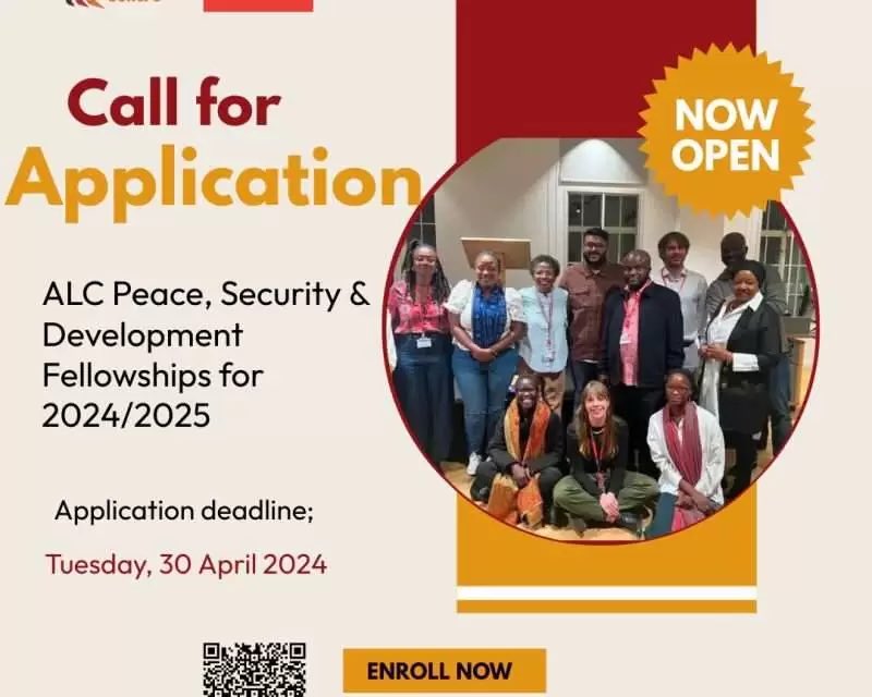 African Leadership Center (ALC) Peace, Security & Development Fellowships 2024/2025 for Young Professionals (Fully Funded) Check if you are eligible opportunitiesforafricans.com/african-leader…