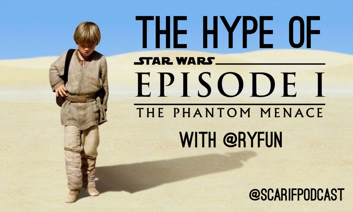 May marks the 25th anniversary of #StarWars #ThePhantomMenace and we’ve got friends on the pod to help us remember how it was in ‘99. Join the fun with @ryfun as we discuss the unimaginable hype storm that came before. #ThatsTheScuttlebutt