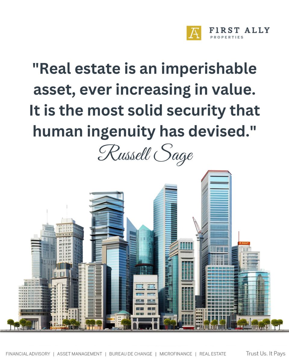FA_Properties's tweet photo. Real estate grows in value over time, making it a wise investment choice. Interested in reliable investments? Consider real estate to reach your financial goals. Get started with us.
#firstallyproperties #realestate https://t.co/XkgeJF34j0