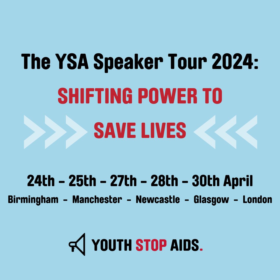 Youth Stop AIDS (@youth_stopaids) on Twitter photo The <a href="/Youth_StopAIDS/">Youth Stop AIDS</a> Speaker Tour begins!!
Our most powerful and innovative event series touring 5 UK cities, bringing the lived experience of young people living with #HIV to you through storytelling. Register now for your local event via our Eventbrite eventbrite.co.uk/o/youth-stop-a… The <a href="/Youth_StopAIDS/">Youth Stop AIDS</a> Speaker Tour begins!!
Our most powerful and innovative event series touring 5 UK cities, bringing the lived experience of young people living with #HIV to you through storytelling. Register now for your local event via our Eventbrite eventbrite.co.uk/o/youth-stop-a…