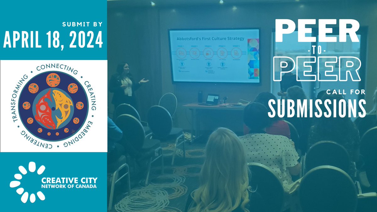 P2P submissions are still open! Submit yours by April 18: zurl.co/5mTq

• Share leading practices in cultural development, programming, &amp; planning
•  Impact cultural planning by sharing your community’s stories
•  Expand your network
•  Discount on registration!