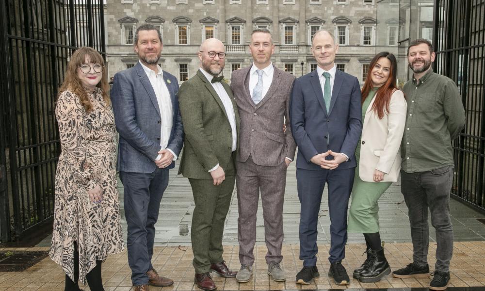 Senator Mal O'Hara makes history as the first Northern Green to take a seat in Seanad Éireann. Senator O'Hara said 'I can represent all traditions from Northern Ireland as a fair arbiter.' More 👇 greenpartyni.org/mal_o_hara_mak…