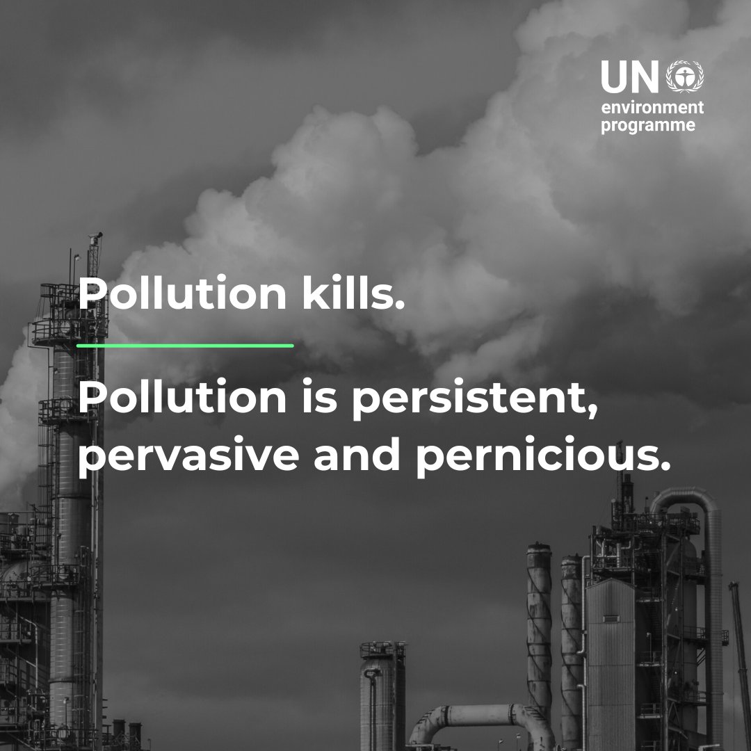 ⚠️Pollution's grip on our planet tightens, claiming 9 million lives annually, 66% more than two decades ago. This #WorldHealthDay, explore different forms of pollution and viable solutions👉unep.org/interactives/b… #BeatAirPollution