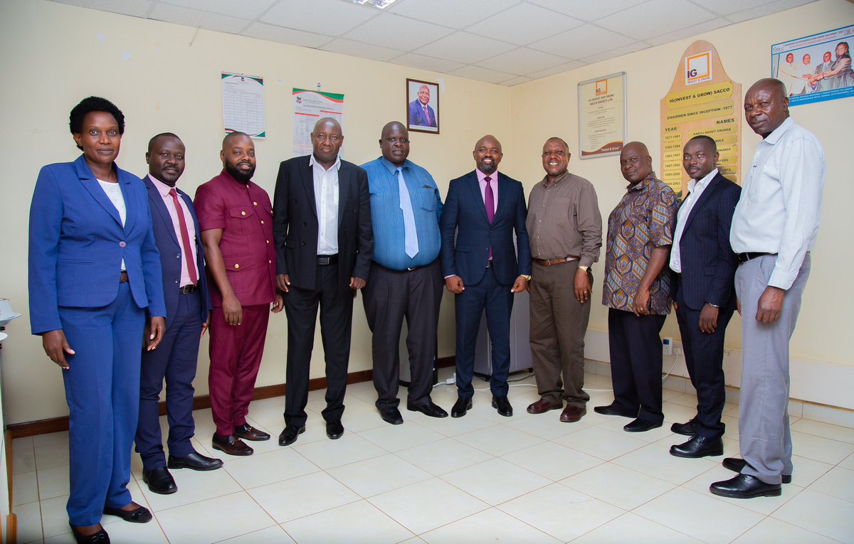 sacco_star's tweet photo. Led by our Acting Managing Director, Mr. Arnold Munene, the @kuscco team embarked on a visit to @IGSACCOSOCIETY

Our goal? Strengthening our commitment to advancing and improving our services, delivering personalized solutions to our members and stakeholders. https://t.co/tN7hYZGxCN