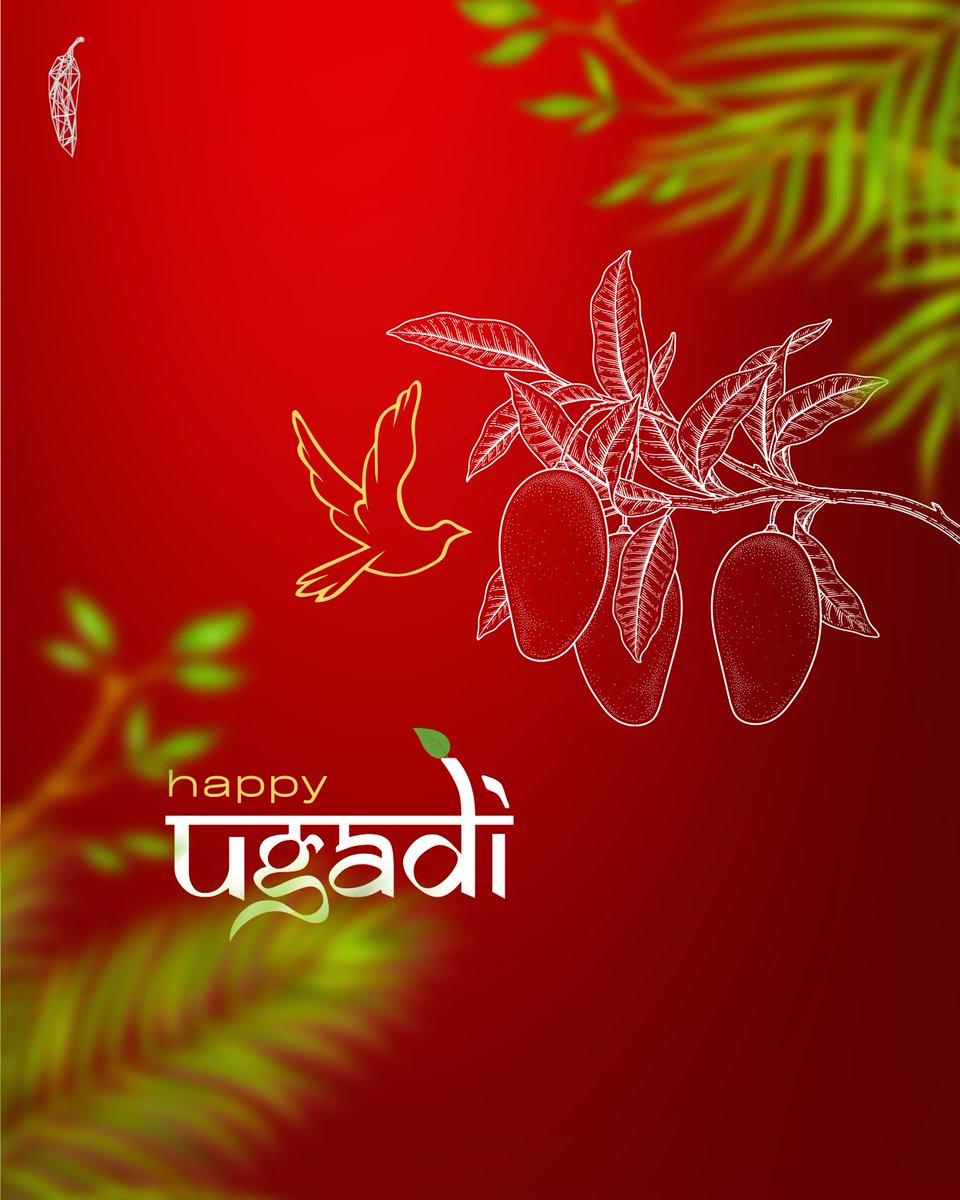 Sending heartfelt wishes for a bright and joyous Ugadi! May this new year bring abundant blessings, happiness, and success to you and your loved ones. Happy Ugadi! 🌿✨ ➖ #HappyUgadi