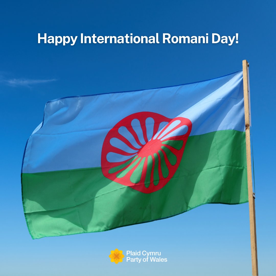 Happy International Romani Day to the Roma, Gypsy and Traveller communities across Wales and around the world! Plaid Cymru joins you in celebrating Romani cultures and communities, and reaffirm our commitment to standing up for the rights of Romani communities.