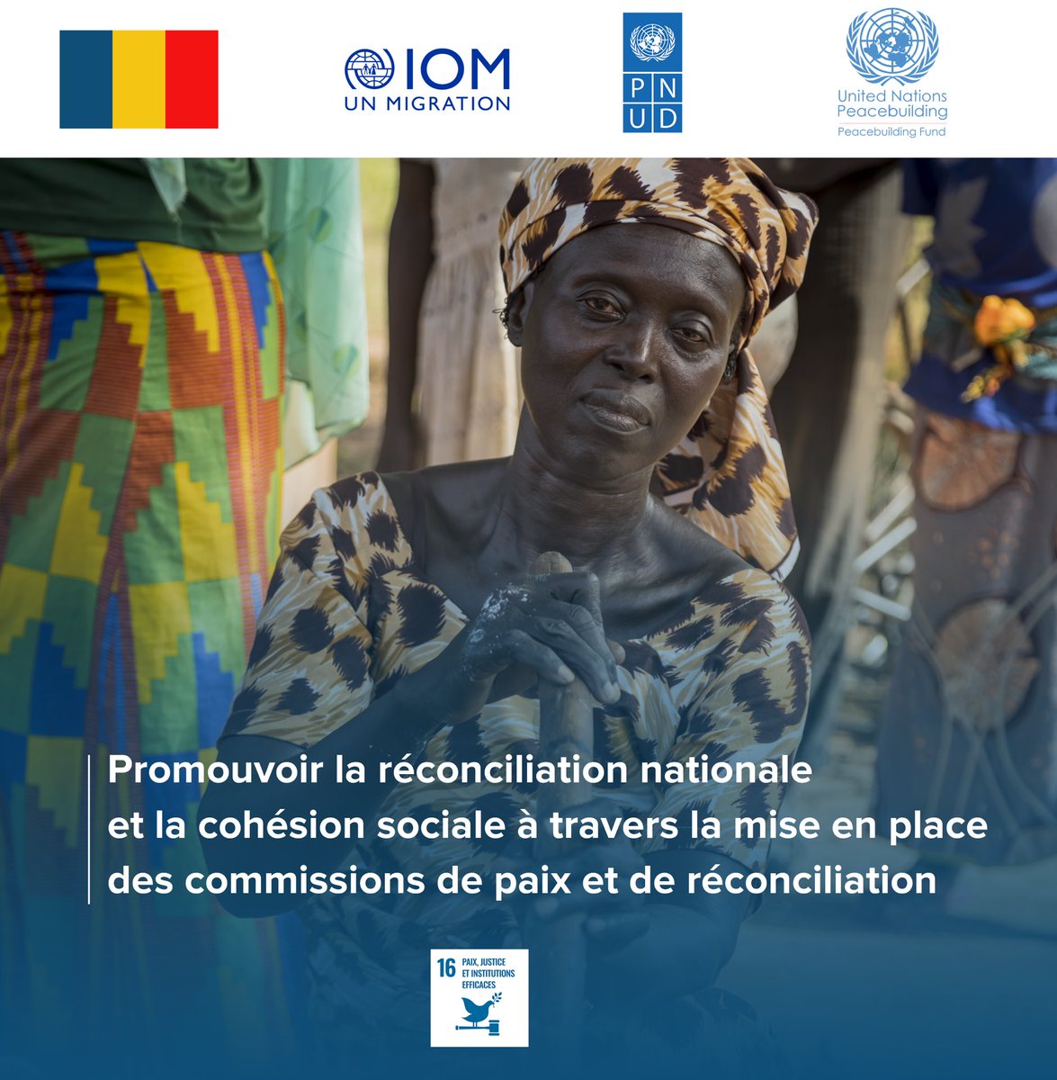 🤝Ensemble avec le Gouvernement et <a href="/iomchad/">IOM Chad 🇺🇳</a>, nous avons lancé un projet de gestion des conflits liés à la cohabitation pacifique et la cohésion sociale gage d'une réconciliation et d’une paix 🕊️durable au #Tchad 🇹🇩

Article. Lire ici👇👇
📰 undp.org/fr/chad/actual…