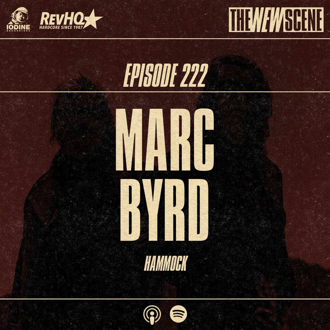 The New Scene - Ep. 222 - Marc Byrd of Hammock. Available now on all platforms. We discuss all things @hammockmusic , their new collab with Yellowcard + much more. Ep. Sponsor: @RevelationRecs / @RevHQ Photo A: Eric Ryan Anderson / Photo B: Brian Siskind