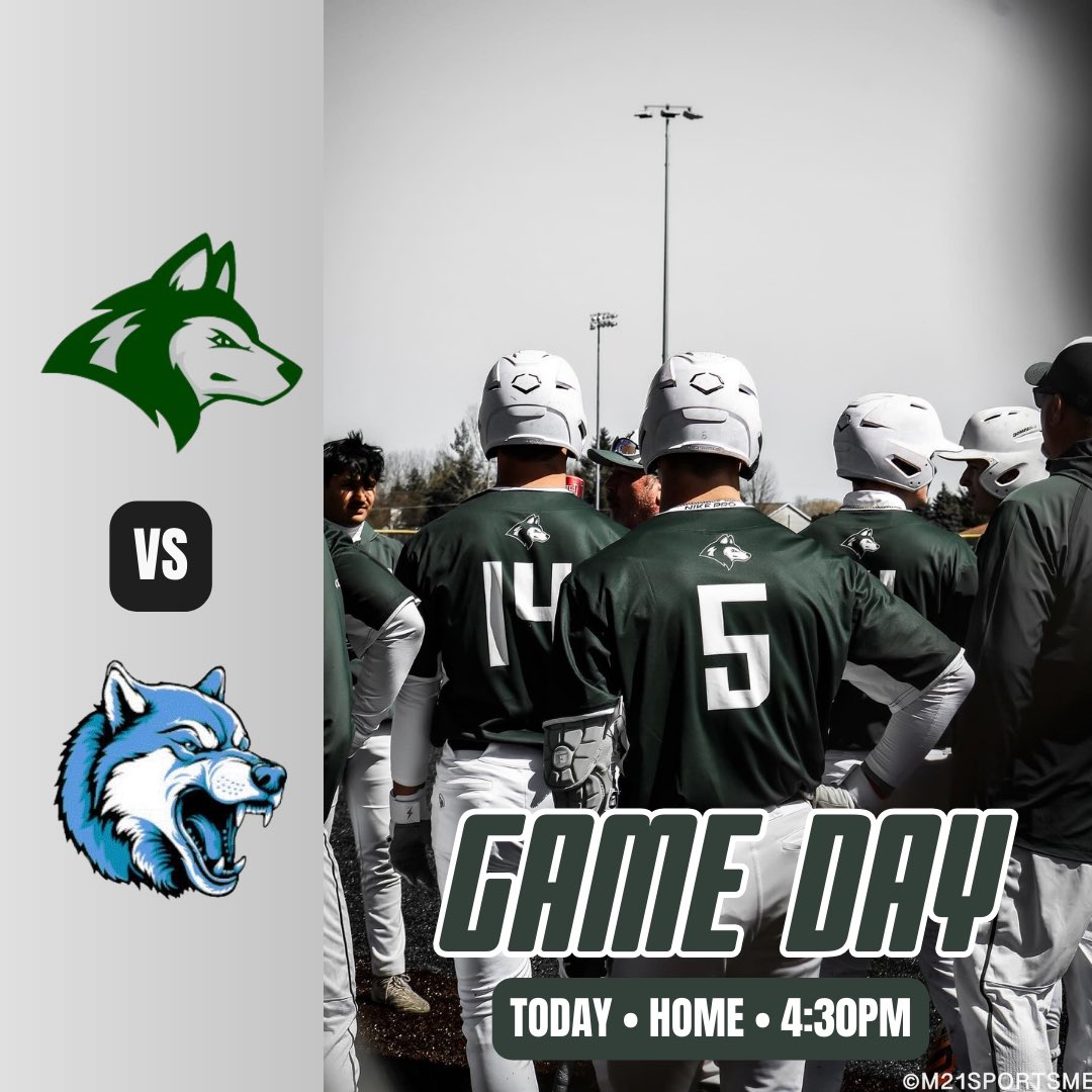 Game Day 🐺⚾️ - First home game of the season against Milwaukee Reagan. Game time is 4:30pm!