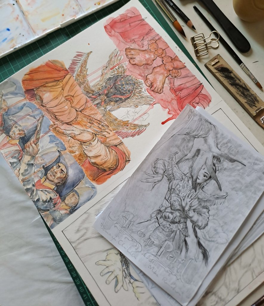 Been progressing on pages for At Our Peril 2 the past few weeks ✨️
