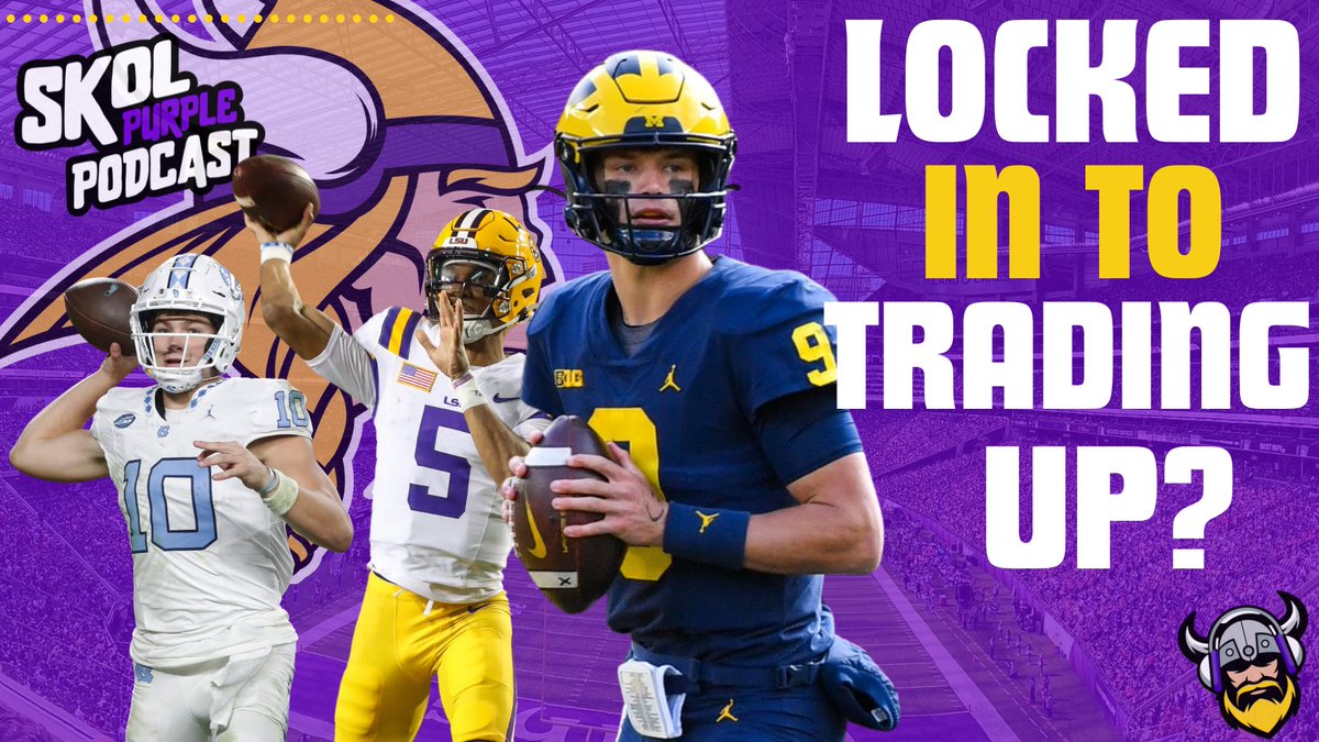 ICYMI…

Our latest episode is out! Carson and Tony spent time discussing the possibility of the #Vikings NOT trading up &amp; more!

YT: youtube.com/live/41AiWLgiP…

A: apple.co/3RvEEdb

S: bit.ly/3XZkPxp

#Skol 🏈 🟣🟡