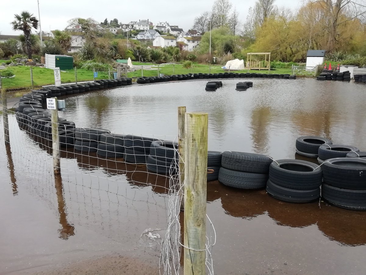 2/2 After a careful track inspection,I can also confirm the Go Carts 🏁Goodrington Paignton will also not be run anytime this #Easter #HalfTerm !!!! 🤯 #Rain 🌧️