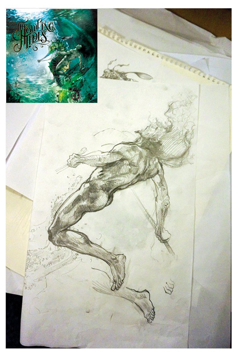 MorganCreativeT's tweet image. Ever wondered how @TheHowlingTides EP evolved… we want something fantastical that harks back to the illustrated album covers of the 60’s &amp;amp; 70’s…. they said 😳 and so Andrew got his pencils out…

morgancreative.carbonmade.com/projects/72323…

 #illustration #artoftheday #albumcover #rockmusic #EP