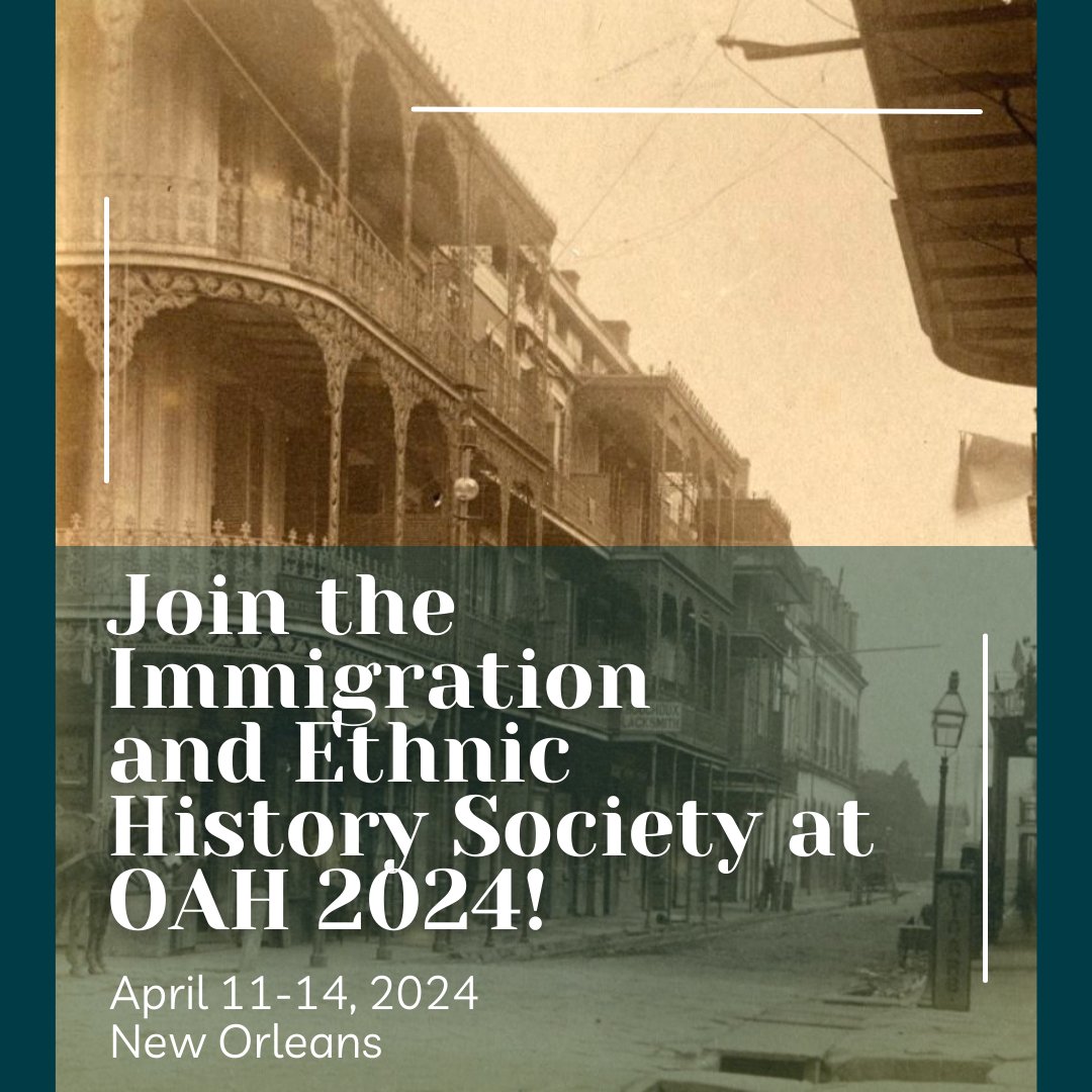 The @The_OAH Annual Conference on American History is right around the corner and we can't wait to see all of our members and friends in New Orleans. Check out the lineup of meet-ups, panels, roundtables, and seminars we've got planned for #OAH24!
