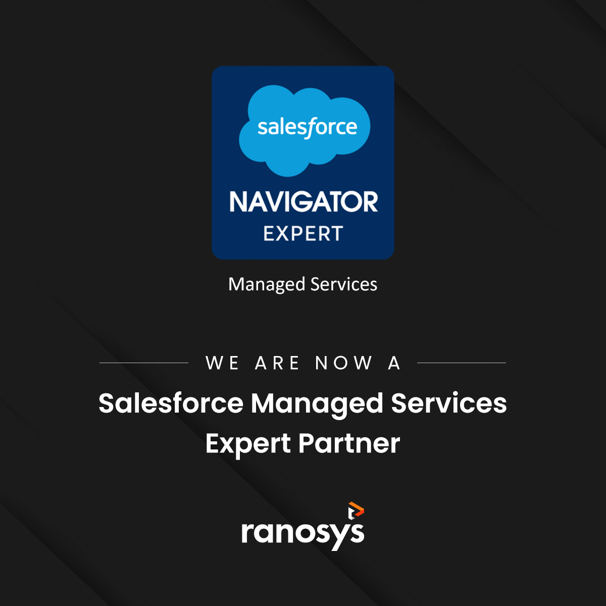 ranosys's tweet image. We&apos;re thrilled to announce that #Ranosys has become a @salesforce Managed Services Expert Partner!

The Partner status signifies Ranosys&apos; position as a thought leader in #SalesforceManagedServices, equipped to handle even the most complex projects and deliver exceptional results.