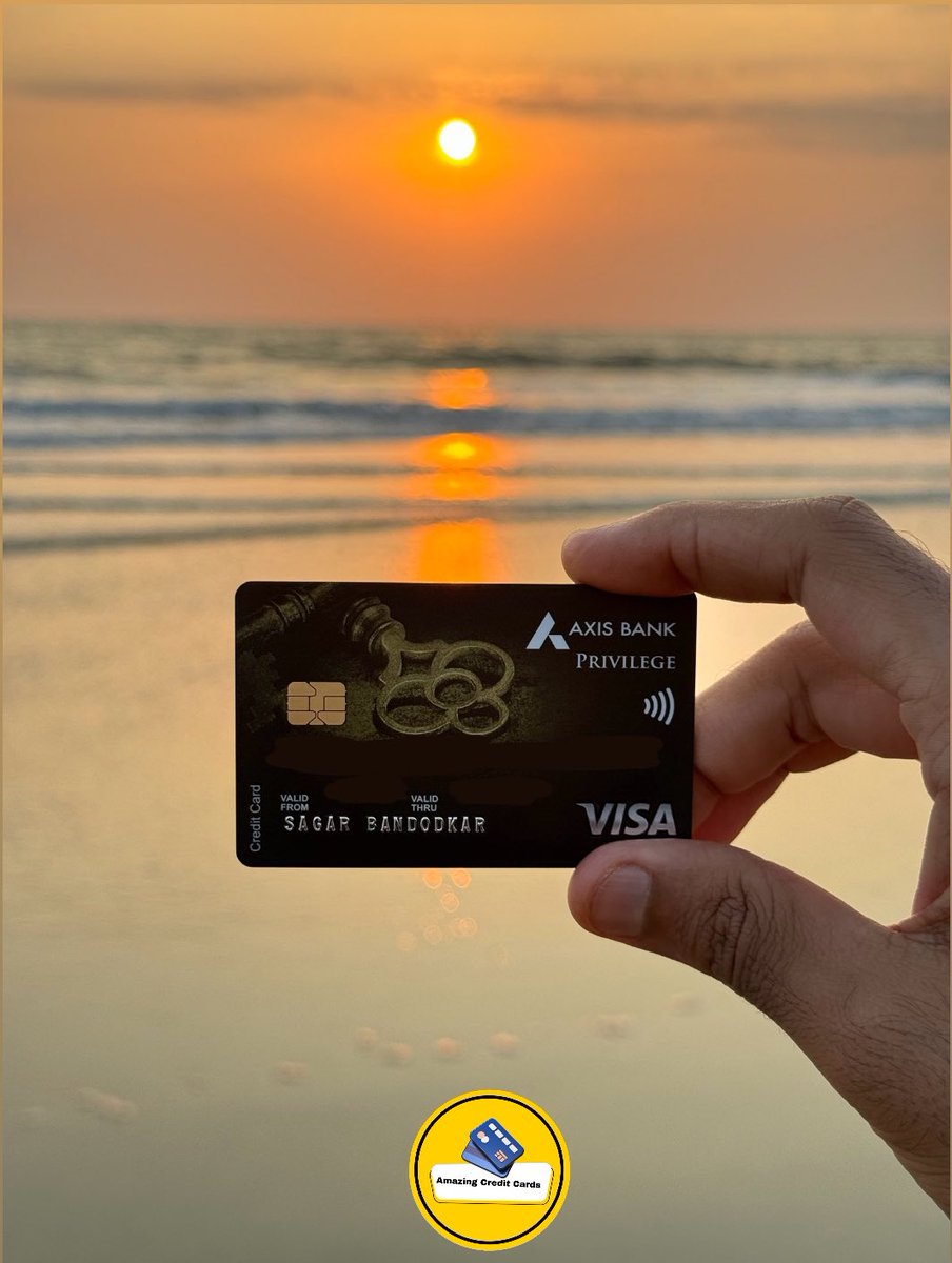 Axis privilege credit card kicking in😎 How’s the pic? 🏖️