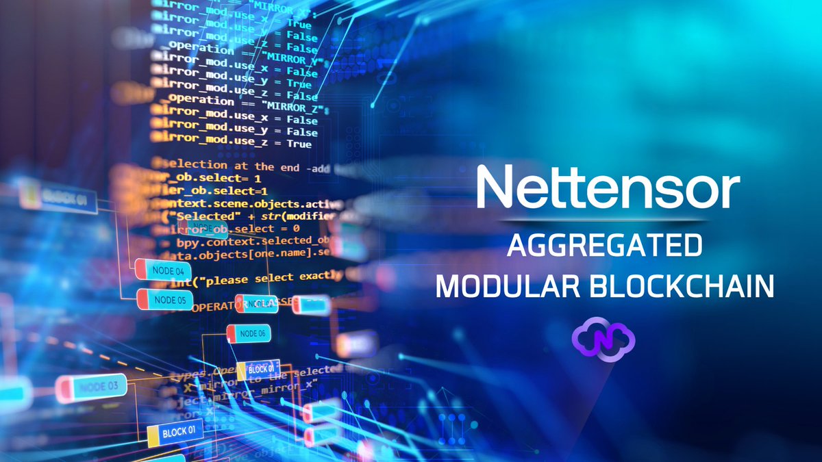 ▫️ Aggregated Modular Blockchain? Last week marked the launch of our brand new website. Now, you might be curious about the fresh perspective we're bringing to our project, called the Aggregated Modular Blockchain. In the context of Nettensor, 'Aggregated Modular Blockchain'