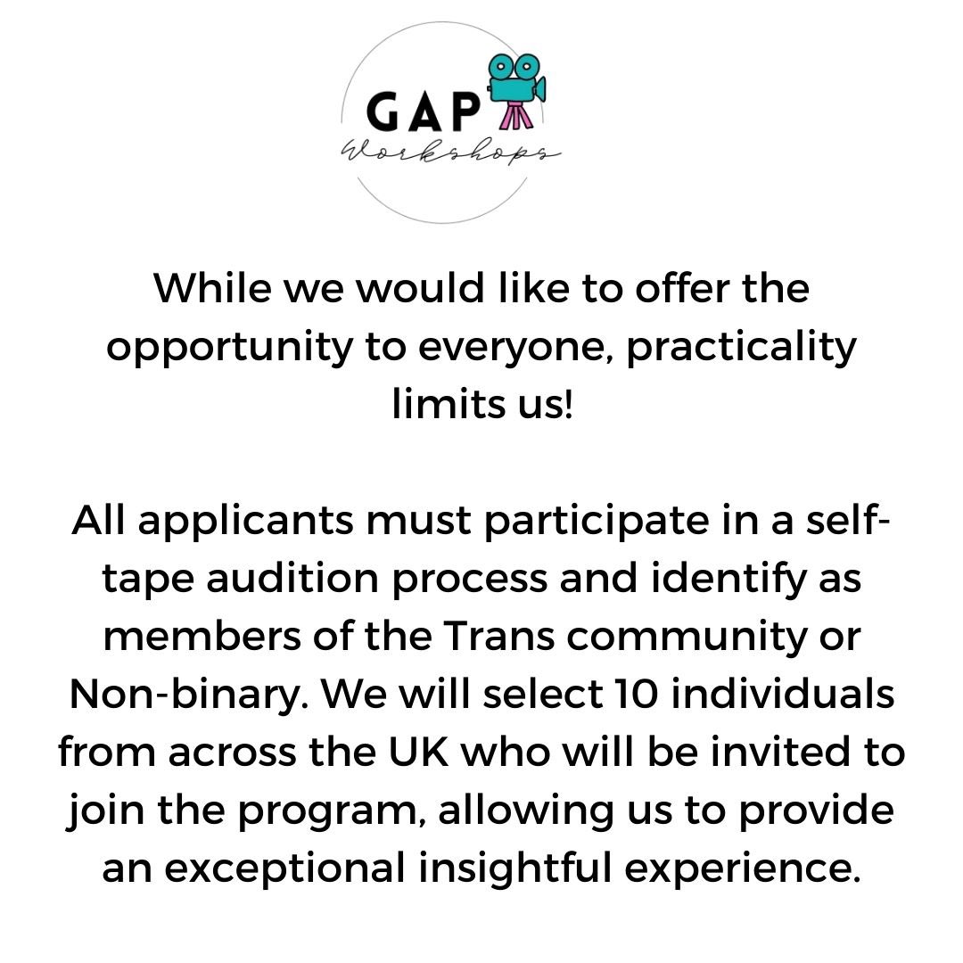 GAP WORKSHOPS ARE BACK💖🏳️‍⚧️ APPLICATIONS NOW OPEN. Details to apply in comments. Please share.✨ Supported by @olddiorama