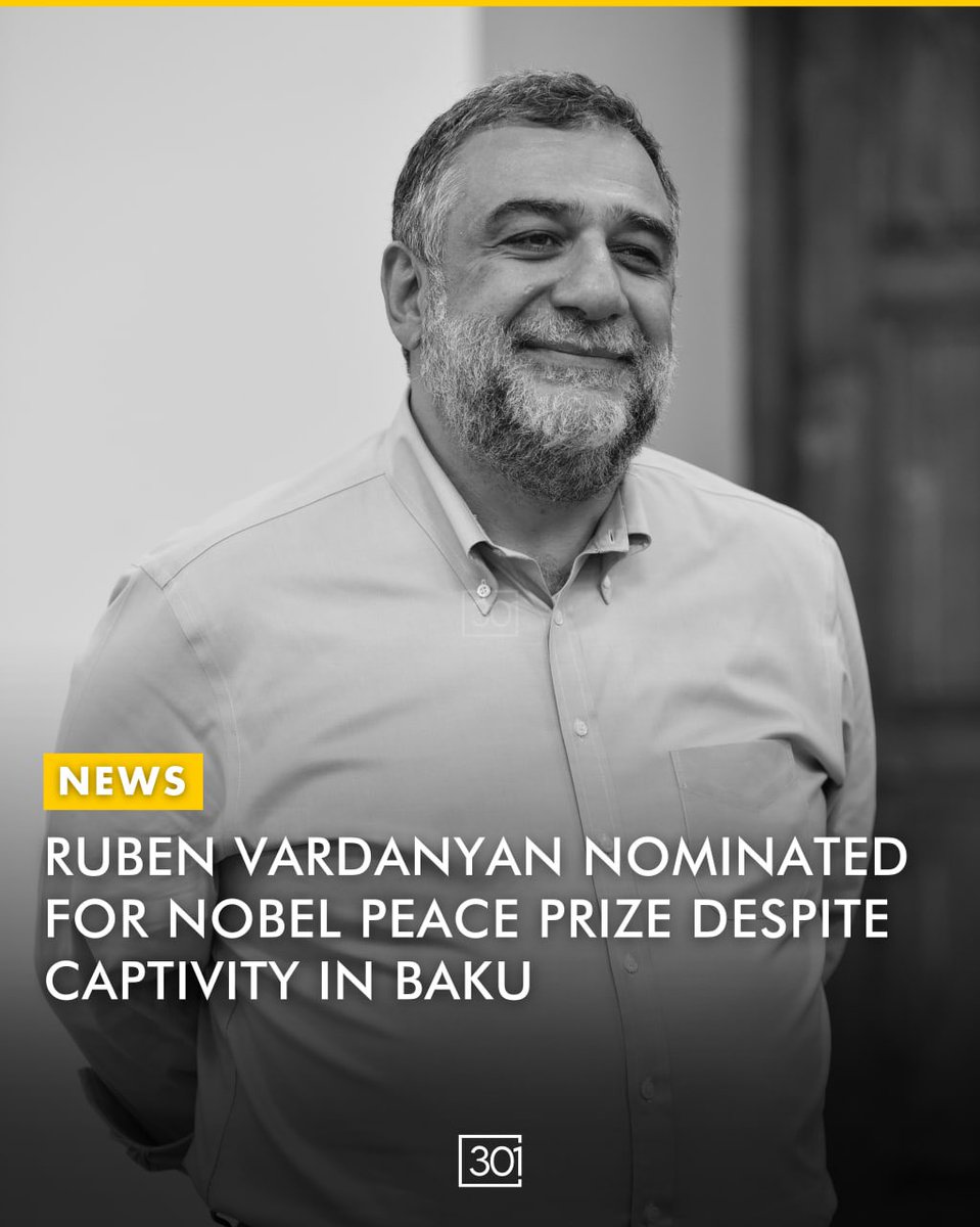 Former Artsakh State Minister, businessman, and philanthropist Ruben Vardanyan has been nominated for the 2024 Nobel Peace Prize for his charitable and humanitarian work. His candidacy was proposed by several influential individuals, including a Nobel Peace Prize laureate.

The