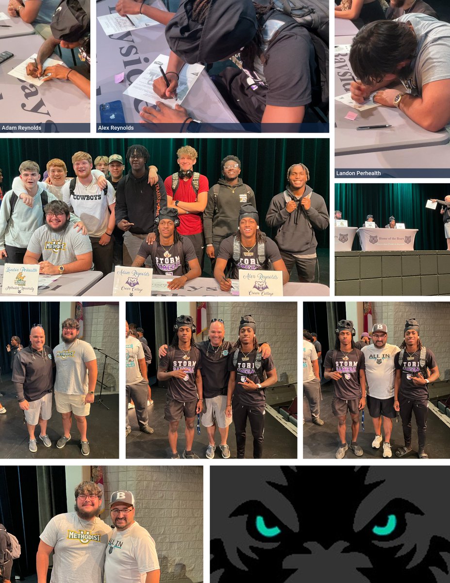 Bayside Bears Football (Palm Bay, FL) (@baysidebears1) on Twitter photo Congratulations to <a href="/321Landon/">Landon Perhealth</a> on signing with <a href="/Methodist_FB/">Methodist University FB</a> also to <a href="/TheAlexReynolds/">Alex "Twin" Reynolds ✪</a> and <a href="/ReynoldsAdam_/">Adam “T5️⃣” Reynolds</a> on signing with <a href="/CrownCollegeFB/">Crown College Football</a> #WeOverMe #BallersAtBayside #CrownClimb #MonarchMade Congratulations to <a href="/321Landon/">Landon Perhealth</a> on signing with <a href="/Methodist_FB/">Methodist University FB</a> also to <a href="/TheAlexReynolds/">Alex "Twin" Reynolds ✪</a> and <a href="/ReynoldsAdam_/">Adam “T5️⃣” Reynolds</a> on signing with <a href="/CrownCollegeFB/">Crown College Football</a> #WeOverMe #BallersAtBayside #CrownClimb #MonarchMade