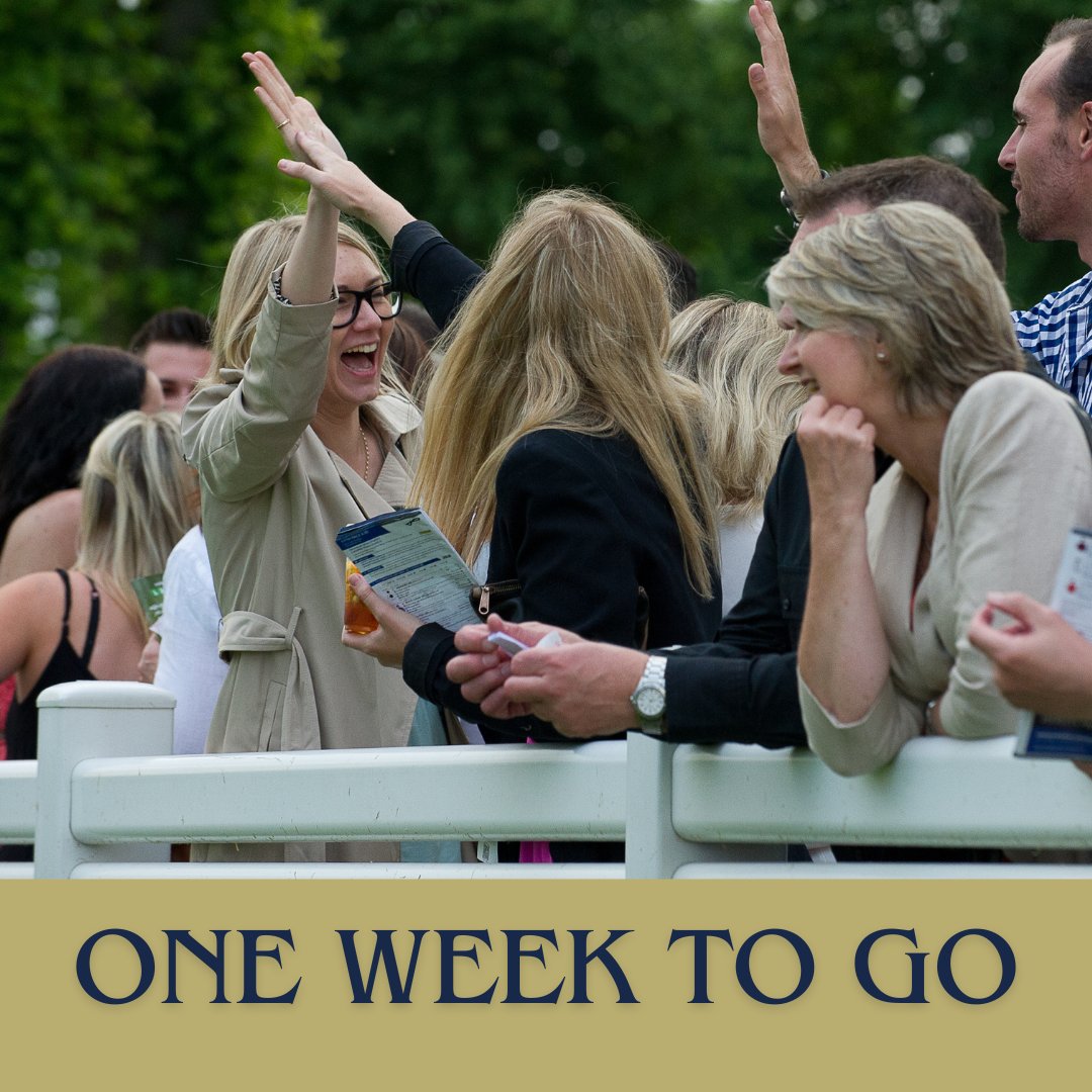 ❗ 1 WEEK TO GO ❗ We open our gates for the 2024 season next Monday 15th April - will you be joining us? With fantastic flat racing and atmosphere to match, don't miss out! Get tickets ➡️ brnw.ch/21wIBWR