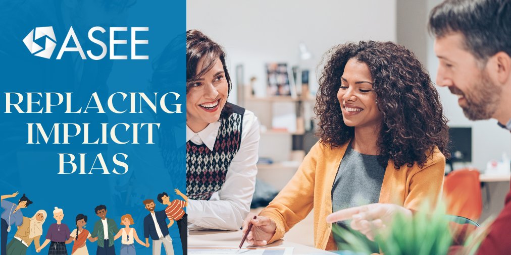 Upcoming DEI Workshop: ASEE’s Replacing Implicit Bias held June 5th. Demonstrate your commitment to diversity, equity, and inclusion by sending a team from your institution! Discounts for groups of 5 or more. Learn more at bit.ly/ASEERIB