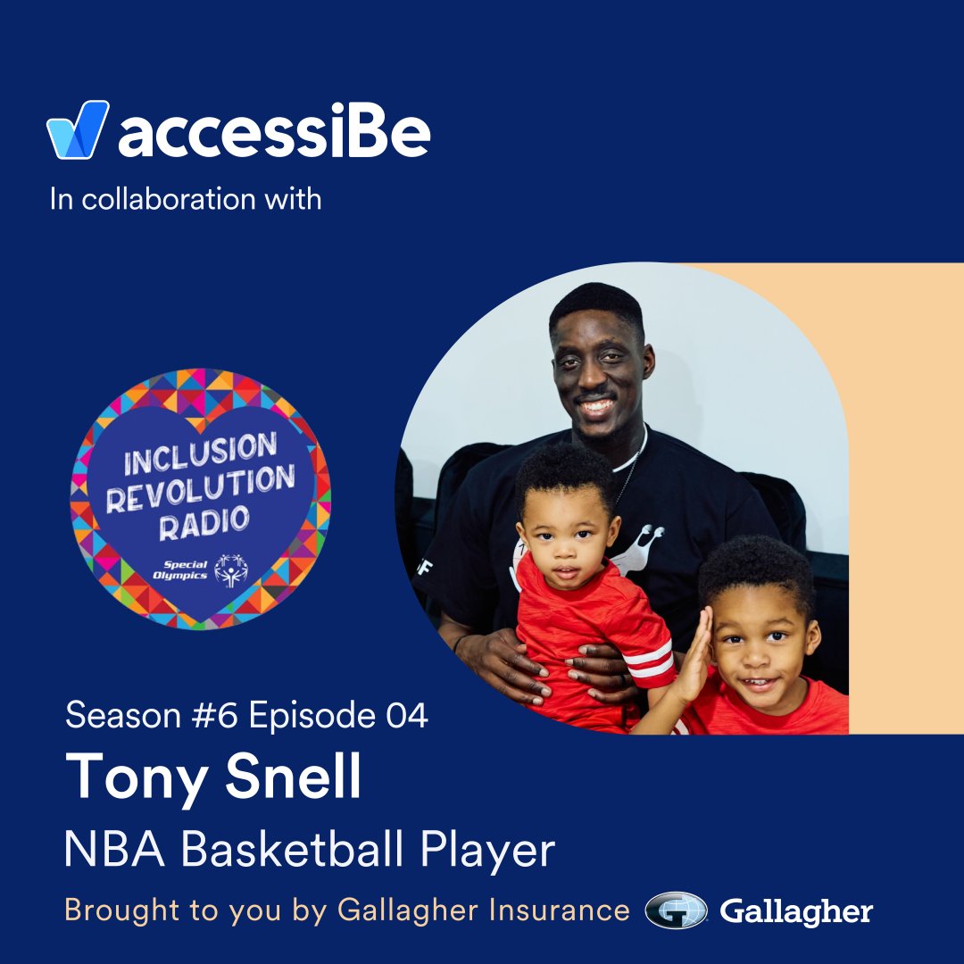We are excited to announce that Tony Snell will be joining us on Inclusion Revolution Radio tomorrow! 🚨 Be sure to tune in for this special episode brought to you by @GallagherGlobal. #ChooseToInclude