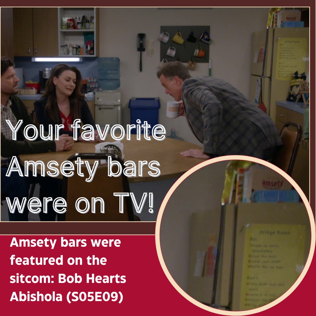 📺 Did you catch Amsety bars making their TV debut? 🌟 Share your favorite sitcoms and let us know if you think Amsety would be a great fit for a special feature!
#Amsety #LiverHealthy #LiverMatters #LiverPositive #LiverHealth #TVDebut #BobHeartsAbishola