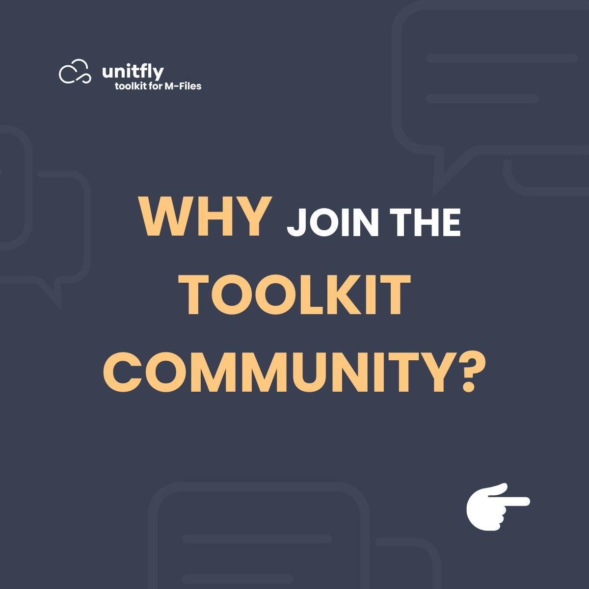 unitflyaddons's tweet image. 📣 Join our #ToolkitForMFiles Community, where we share knowledge to help you elevate your #MFiles experience using the Toolkit products. 🛠️

Join the Community here ➡️ buff.ly/3ZsaETy

Let’s connect and maximize the potential of M-Files together!