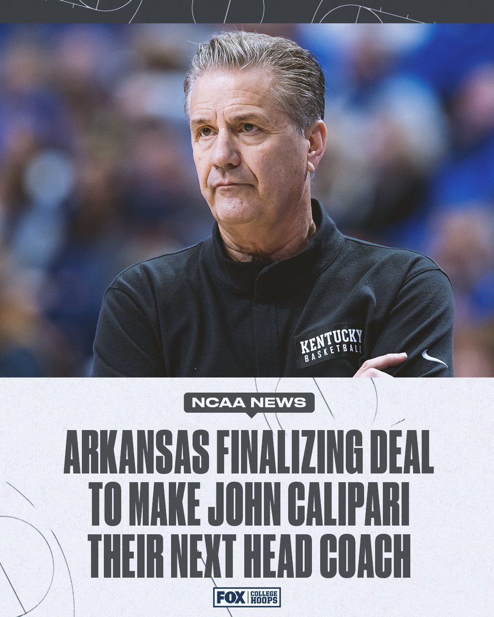 Calipari leaves Kentucky for Arkansas. He’ll make about $8 million a year and will have about $5 million a year in NIL money. 💰 This is truly insane. 😮 #calipari #Kentucky #arkansas #ncaa @RazorbackMBB