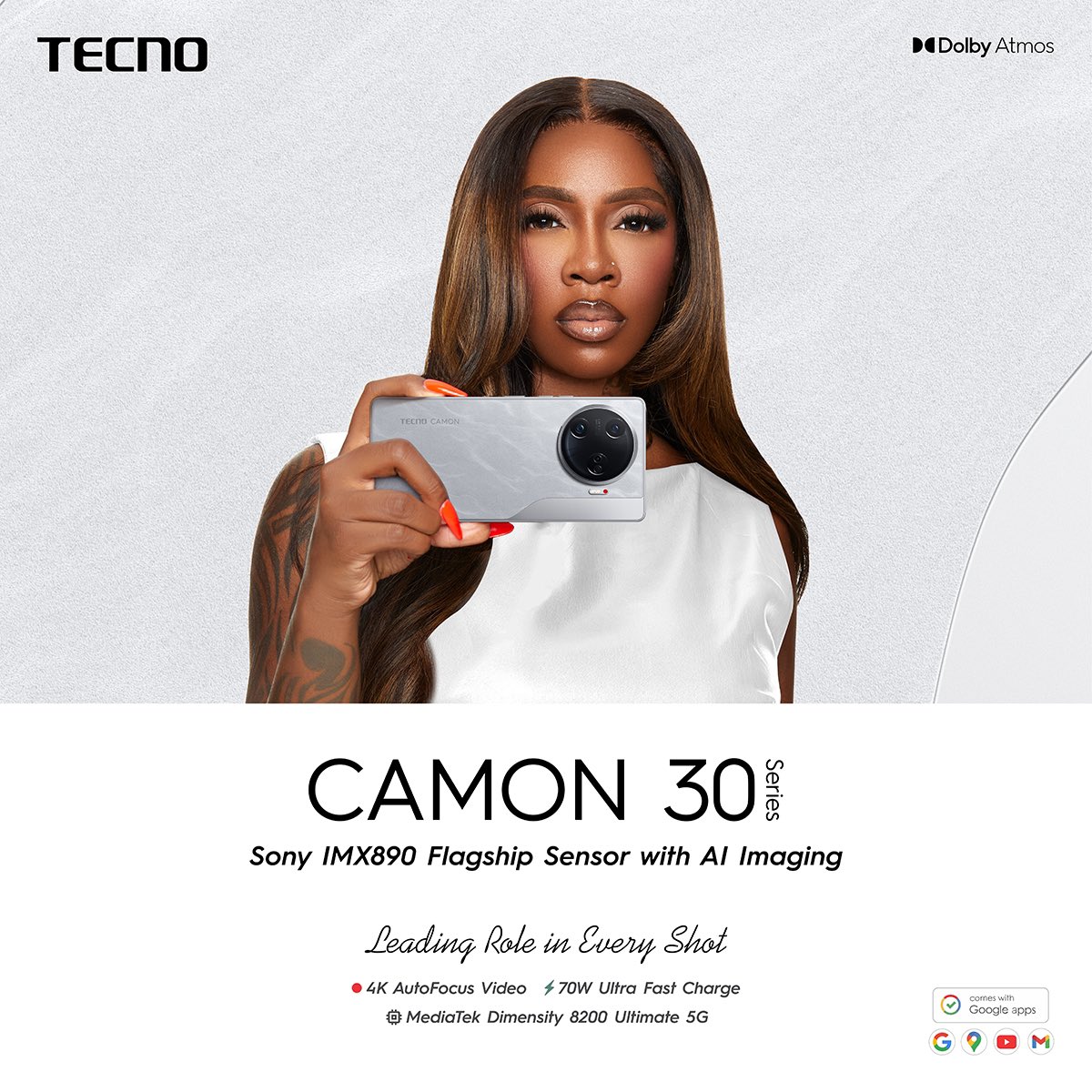 Say hey to the game-changing TECNO CAMON 30 Series! Visit TECNO stores to pre-order and get amazing offers #CAMON30Series #LeadingRole
