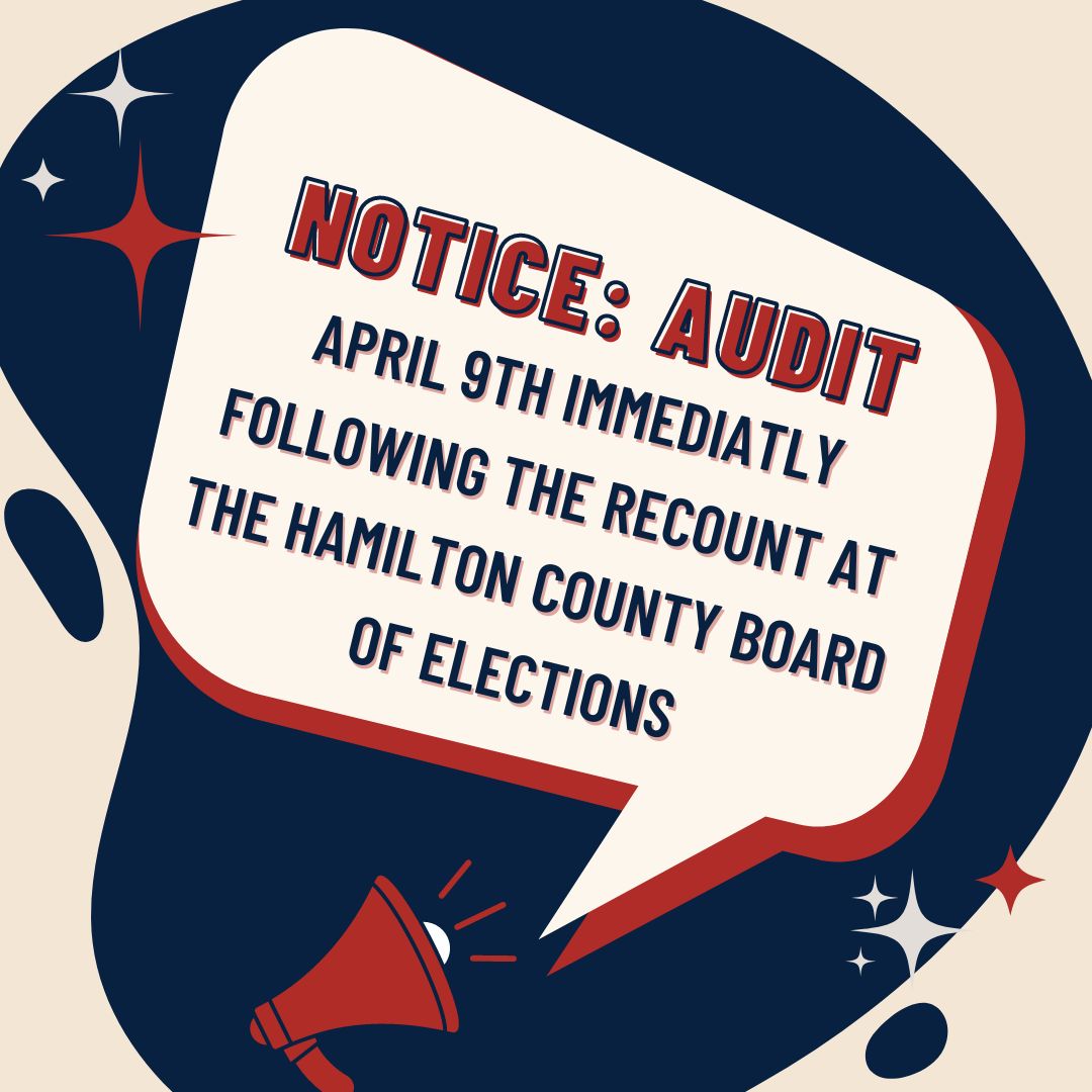 On April 9th, the Board of Elections will perform the Audit of the March Presidential Primary Election. The staff will hand-count a percentage of the ballots and compare them to the official results.