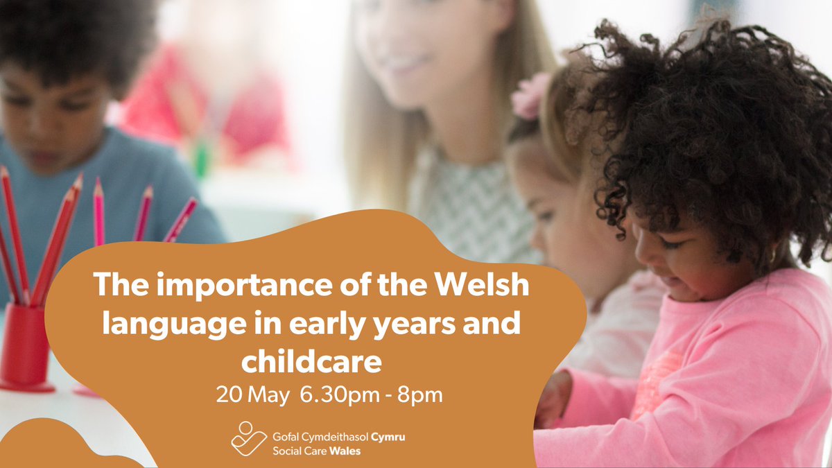 Join us to hear from inspirational speakers about the importance of the Welsh language in the early years and childcare. 📅20 May, 6.30pm to 8pm We'll hear more about the Camau courses and the Welsh promise, as well as hearing from guest speakers. Book👉 ow.ly/QLK250RanHV