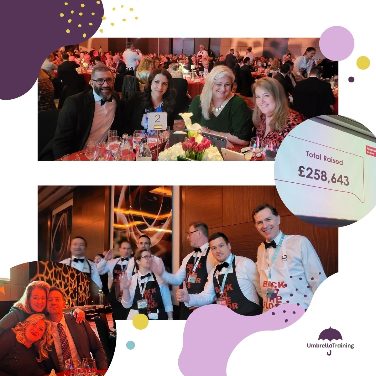 We had an absolute blast at @HospAction 's 'Back to the Floor 6' event at Park Plaza Westminster Bridge London last Friday and a whopping £258,643 was raised! 

See you back on the floor in 2026!

#BTTF6 #HospitalityStrong ☂️💜 #hospitality #events #fundraising